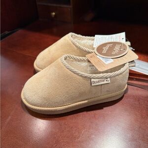 BearPaw Kids Tan Slippers